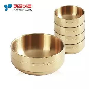 국그릇 이중 그라 금상첨화 키친아트 탕기 테이블웨어 5개 라면그릇 18cm 티타늄 우동그릇 대 냉면그릇