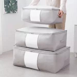 패브릭 리빙박스 이불정리함 옷보관함 수납박스 32L 60L 93L