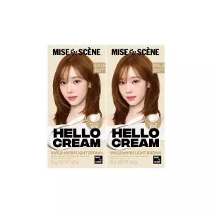 미쟝센 뉴 헬로크림 10WLB 웜라이트브라운 125g 2개