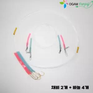 내만권 갈치 1단 2단 쇼크리더 텐빈채비 텐빈낚시 갈치낚시 자작채비 기둥줄 오감피싱