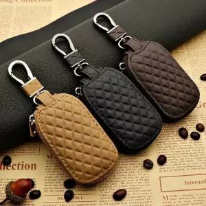 자동차 스마트키 케이스 가죽 명품 자동차키 차량용 차키 키지갑 키홀더 케이스 커버 덮개 홀더 키링 지갑