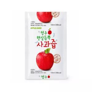 햇살듬뿍 사과즙 대용량 100ml X 100포