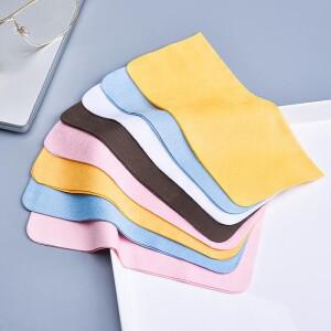 5/10Pcs 스웨이드 안경 클린 극세사 청소 천 렌즈 전화 화면 와이프