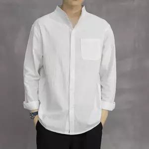남성 린넨 차이나카라 셔츠 긴팔 남방 3컬러