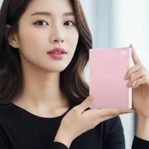 핑크색상 - 외장하드 2TB 전용파우치포함 2테라 데이터복구지원 외장HDD