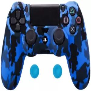 ZOMTOP 실리콘 젤 컨트롤러 커버 스킨 프로텍터는 플레이스테이션 4 PS4/PS4 슬림/PS4 Pro 호환됩니다
