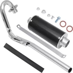 HAUERTZX 28mm 대형 보어 머플러 배기 소음기 파이프 헤드 어셈블리 CRF50 XR50 70cc SDG SSR 타오오