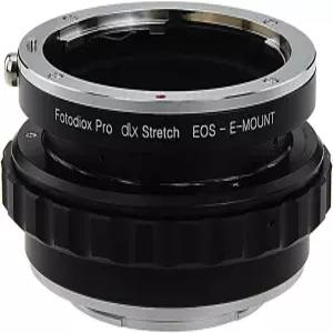 Canon EOS EF 및 렌즈와 Sony E-Mount 카메라에 호환되는 Fotodiox DLX 스트레치 마운트 어댑터