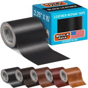 블랙 가죽 수리 테이프 5 7cm x 4 8 1) 소파 카시트 인조가죽 패치 자체접착