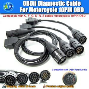 ISTAICOMDMOTOSCANGS911OBDLINK용 CFGKRS 오토바이용 10핀 OBD 어댑터 OBD2 진단 10핀16핀 케이블
