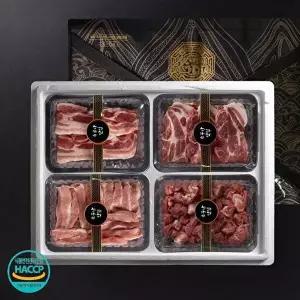냉장 1등급 한돈 S클래스5호 2kg (오겹살+목살+항정살+앞다리살(찌개용) 각500g)