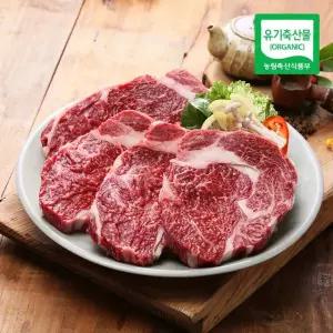 지리산 산청 유기농 한우 등심(구이용) 300g