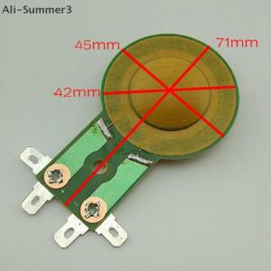 YY2025 1개 트레블 보이스 코일 25.5mM 트위터 원형 스피커 혼 레진 필름 구리 도금 알루미늄 다이어프램
