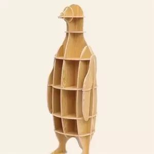 친절한탄씨 diy 선반 책장 조립형 선반 책장 디자인 틈새 펭귄 수납 거실 인테리어 DIY선반책장