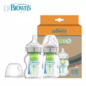 닥터브라운 젖병 와이드넥 유리 150ml(2P)