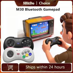 M30 블루투스 컨트롤러 게임패드 닌텐도 호환 스위치 PC 윈도우 스팀 안드로이드 호환용 세가 제네시스 호