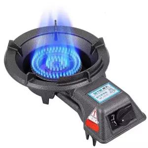 상업용 저압 가스레인지 단구 화력조절 천연가스 LPG 야시장 포장마차용 조리화구