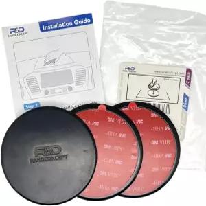 Randconcept - 95mm 접착식 대시보드 패드 장착 컵 휴대폰 및 Garmin GPS 흡착 장착기와 호환 지름