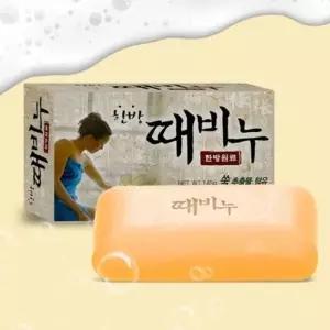 ( )한방 샤워목욕 스파 비누 때밀이 목욕탕 때비누 5개