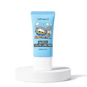 [수분밀착썬/조앤프렌즈 콜라보] 셀퓨전씨 아쿠아티카 쿨링 썬스크린 35ml 더블 기획 (+10ml+조앤프렌즈 캡
