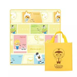 혜명몰 파크론 뽀로로 포켓매트 100 x 90cm 휴대용매트 거실매트 한강매트 여행매트 캠핑매트
