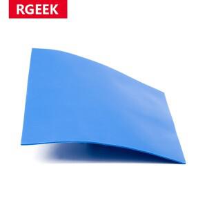 RGEEK  6.0 W/mK 전도성 GPU CPU 방열판 냉각 실리콘 패드 100mm*100mm*1mm 열