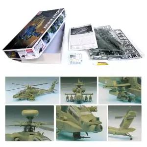 [제이큐]1/72 미국 공격 헬기 AH-64A 프라모델 1P 아팟치 모형
