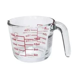 [제이큐]페르비타 계량컵 비커 라면물 베이킹 이유식 내열유리 용량컵 500ml