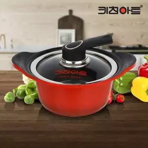 [제이큐]냄비 세라믹냄비 코팅주물 16 주방용품 찌개 전골 세라믹