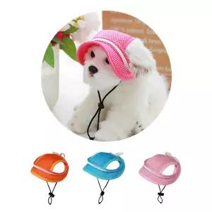 PET 강아지 모자 썬캡 썬바이저 자외선차단 산책모자