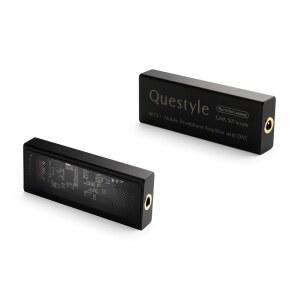 Questyle M12i HiFi 헤드폰 앰프 [MFi 인증] 휴대용 USB DAC | 무손실 미니 오디오 앰프, PCM 768kHz / DSD512 지원, 3.5mm 출력, 스마트폰/PC/노트북용 고해상도
