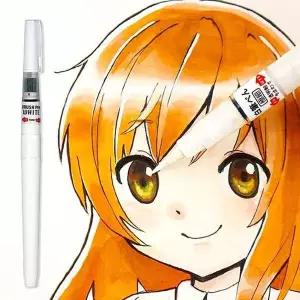 [제이큐]ZIG 쿠레타케 화이트 붓펜 중필 1자루