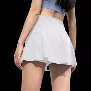 [옷자락]여성 숏 맞주름 골프 테니스 스커트 팬츠