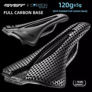 2024 RYET 3D 프린트 자전거 새들 120g 탄소 쿠션 250x140mm MTB 자갈 로드 바이크 시트 사이클링 액세서리