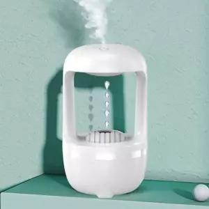 [제이큐]500ml 대용량 LED 물방울 가습기 Y01 물멍 무중력