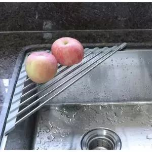 [제이큐]WL 삼각싱크대롤매트 선반 건조대 물빠짐 설거지 주방 메트