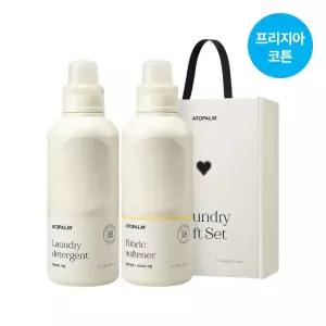 아토팜 세탁세제섬유유연제 선물세트(1L+1L) (프리지아코튼/튤립블라썸 택1)
