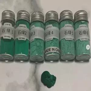 석채물감 석록색10g 천연 채색화 민화