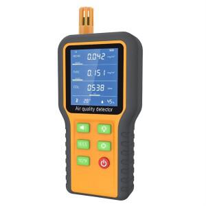 공기질 모니터 CO2 포름알데히드 감지기, TVOC, 온도, 습도, 실내, 부저 프롬프트, 백라이트 스크린