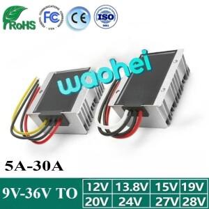 9-36Vto12V/13.8V/15V/19V/20V/24V/28V 5-30A 부스트 벅 DC 컨버터 전압 안정기 자동차 태양열 용 공급 레