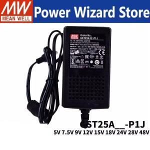 MEAN WELL GST25A05-P1J 에너지 절약 GS 교체 3 플러그 AC-DC 산업용 어댑터 5V 4A Meanwell 20W 11.11
