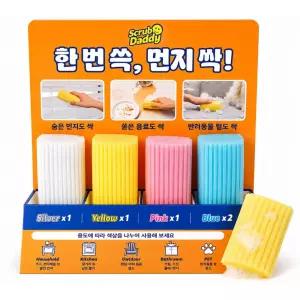 스크럽대디 댐프 더스터 5입 먼지제거 스펀지 먼지흡착 청소용 스펀지