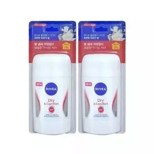 니베아 데오드란트 스틱 드라이 앤 콤포트 50ml 2개