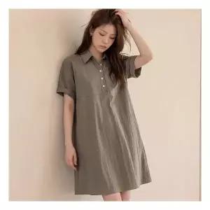 피핀 38894 하프 버튼 나일론 원피스 1409659