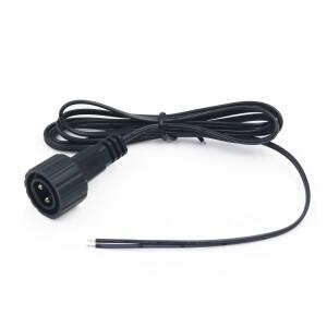 2Pin LED 커넥터 남성 1.2M 검정색 플러그 와이어 12510pcs 태양 전지 패널 용 방수 연장 케이블