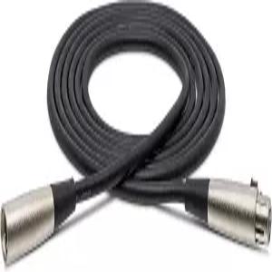 Hosa MCL-125 마이크 케이블 - 25피트 길이의 XLR 암 커넥터에서 수 변환되며 끝이 직선형입니다