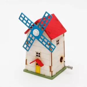 생활 영공방 오르골만들기 조립키트 DIY 수동 오르골 풍차 YM86215 목재모형 모형완구 서치A1