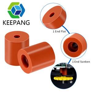 CR-10 Ender-3 Prusa I3 프린터 부품 용 4Pcs 고온 실리콘 솔리드 스페이서 핫 베드 레벨링 컬럼
