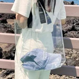 투명 숄더백 여름 바캉스 가방 비치 백 PVC