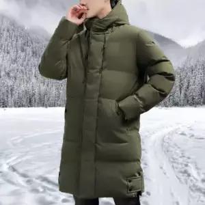 오너클랜 남자 롱 점퍼 겨울 코트 미디움 경량 패딩 정장패딩코트 미디움패딩 경량패딩 반코트